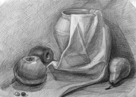 Юрий Кушевский натюрморт Графика