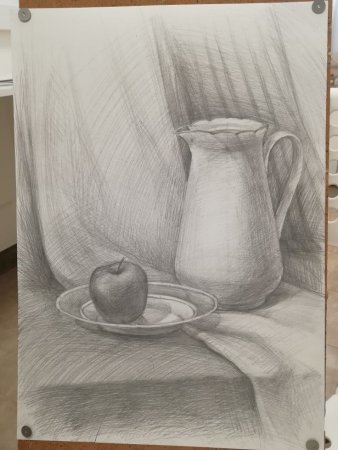 Натюрморт карандашом