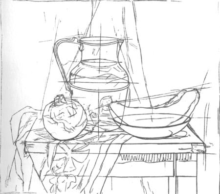 Натюрморт набросок