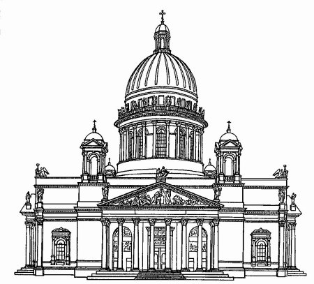 Триумфальная арка Париж чертеж