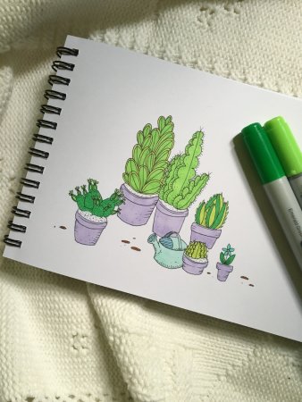 Рисунки для скетчбука лёгкие еда