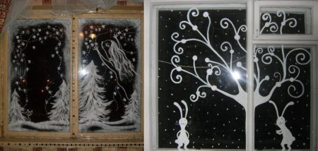 Рисование снеговика