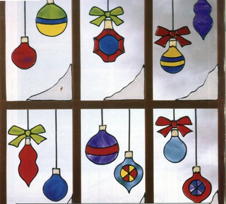 Зимняя картина гуашью для детей