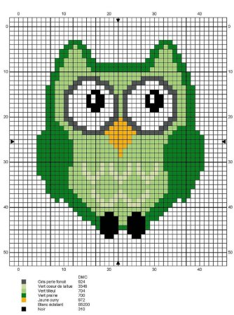 Вышивка для детей схемы простые