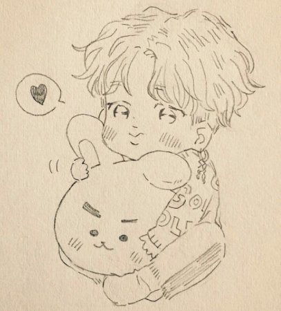 БТС мини рисунки для срисовки