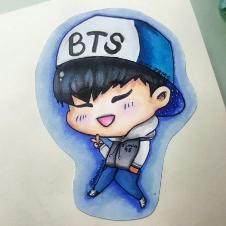 BTS рисунки легкие