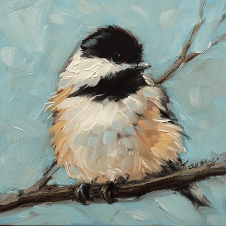 Морской пейзаж акрилом