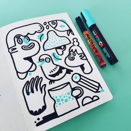 Маленькие рисунки для скетча
