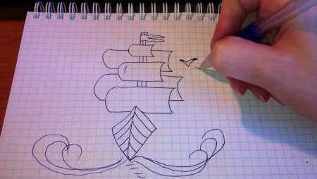 Рисунки по клеточкам карандашом