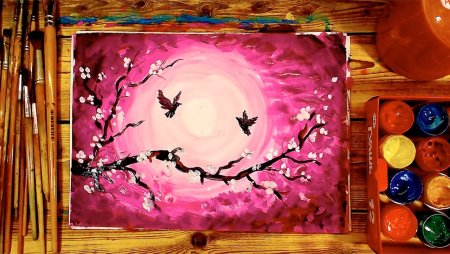 Красивые рисунки красками