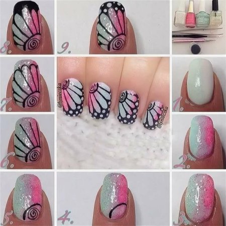 Вензеля пошагово для начинающих гель