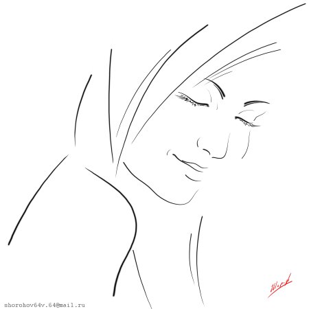 Пейзаж карандашом