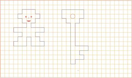 Рисунки по клеточкам карандашом