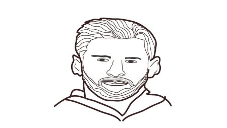 Нарисовать Месси легко