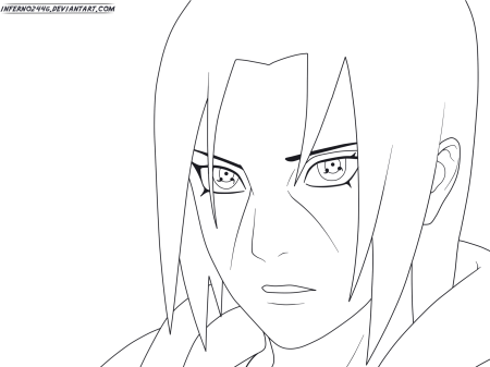 Итачи Lineart