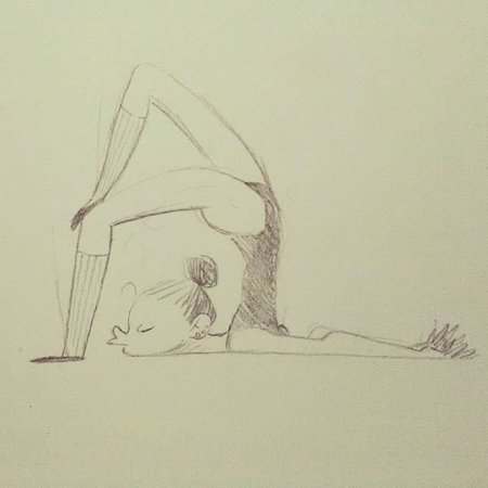 Рисунки гимнасток для срисовки