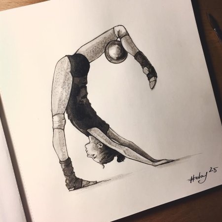 Дина и Арина Аверины рисунок