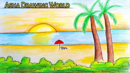 Рисование мелками на бумаге