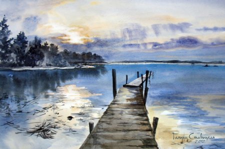 Галина Ставицкая акварель