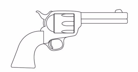 Нарисовать пистолет