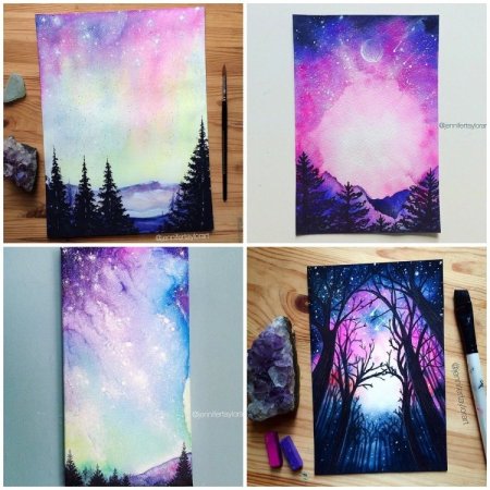 Идеи для рисования космос