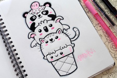 Легкие рисунки для скетчбука