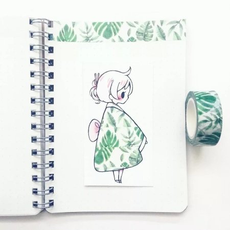 Маленькие несложные рисунки в скетчбук