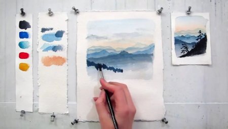 Рисунки красками