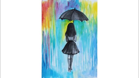 Рисунки акварелью лёгкие