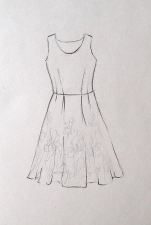 Наброски платьев