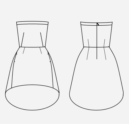 Рисование для начинающих платья