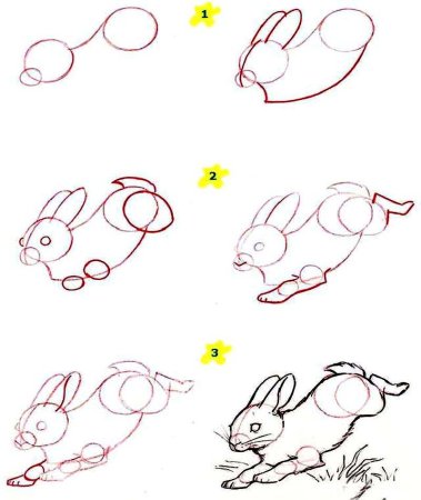 Рисунок карандашом пошагово