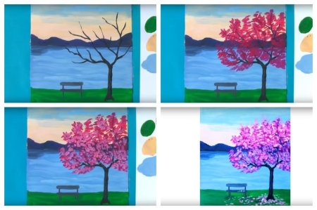 Рисунки красками