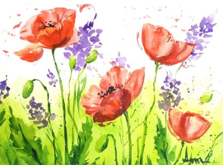 Закат карандашом