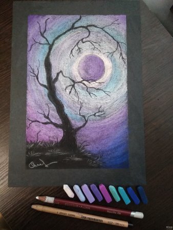 Рисование масляной пастелью для начинающих