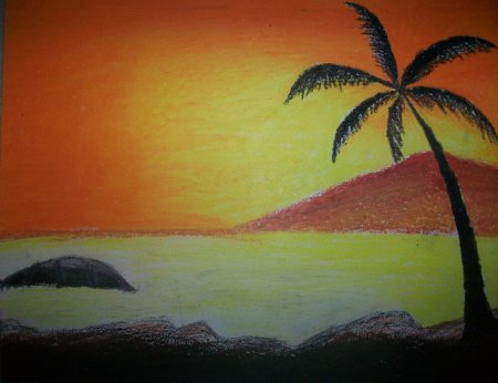 Масляная пастель для начинающих