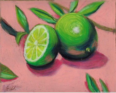 Рисование мелками на бумаге