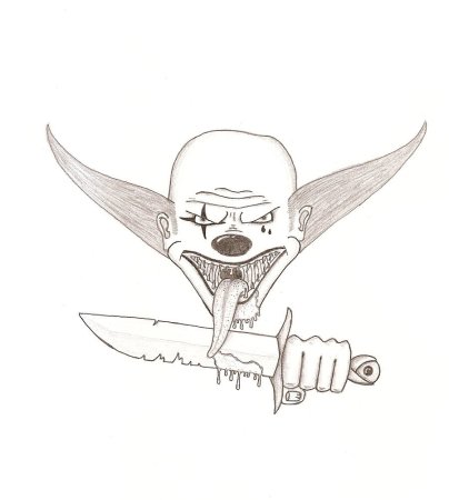 Страшные рисунки для срисовки простые