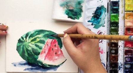 Уроки рисования акварелью для начинающих