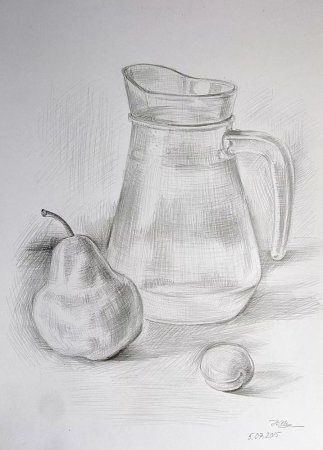 Натюрморт карандашом