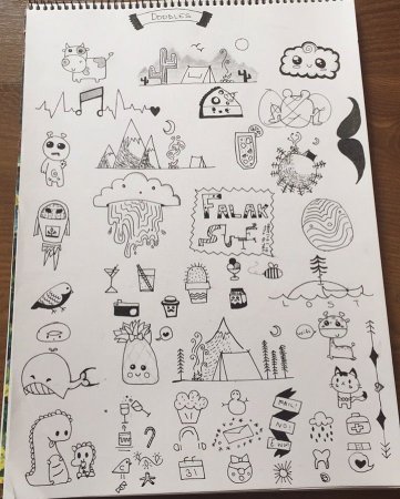 Легкиерисунки дл яскесбук