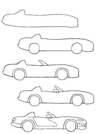 Машина рисунок