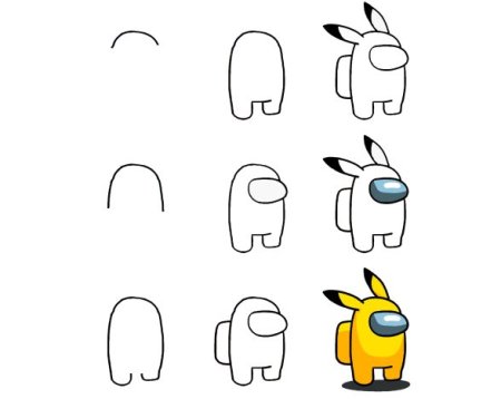 Поэтапное рисование персонажей