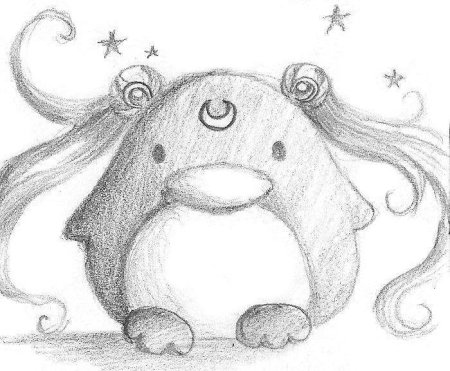 Покемон Пикачу для срисовки