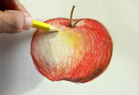 Рисование акварельными карандашами для детей