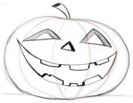 Рисунки для Хэллоуина карандашом