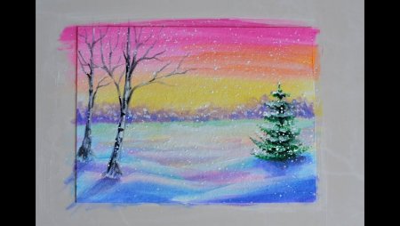 Рисунки из красок