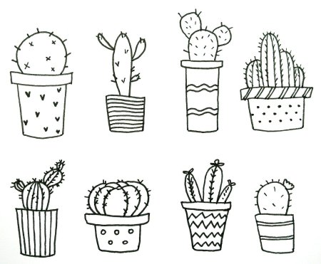 Легкие рисунки для скетчбука