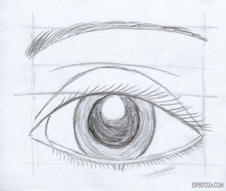 Глаза для рисования карандашом