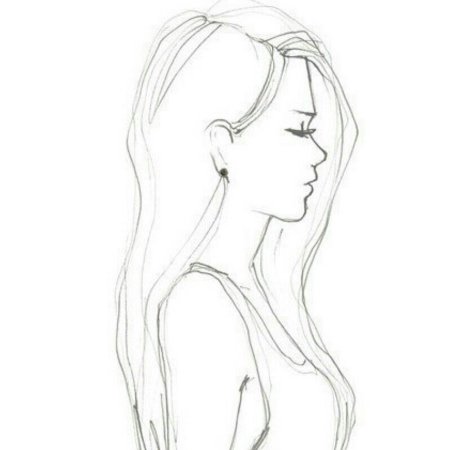 Лицо рисунок легкий